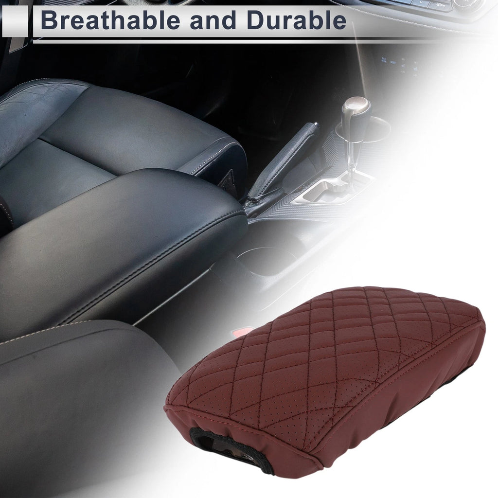 Car Center Console Cover Replacement for BMW 1 Series (2012–2018) Wine Red