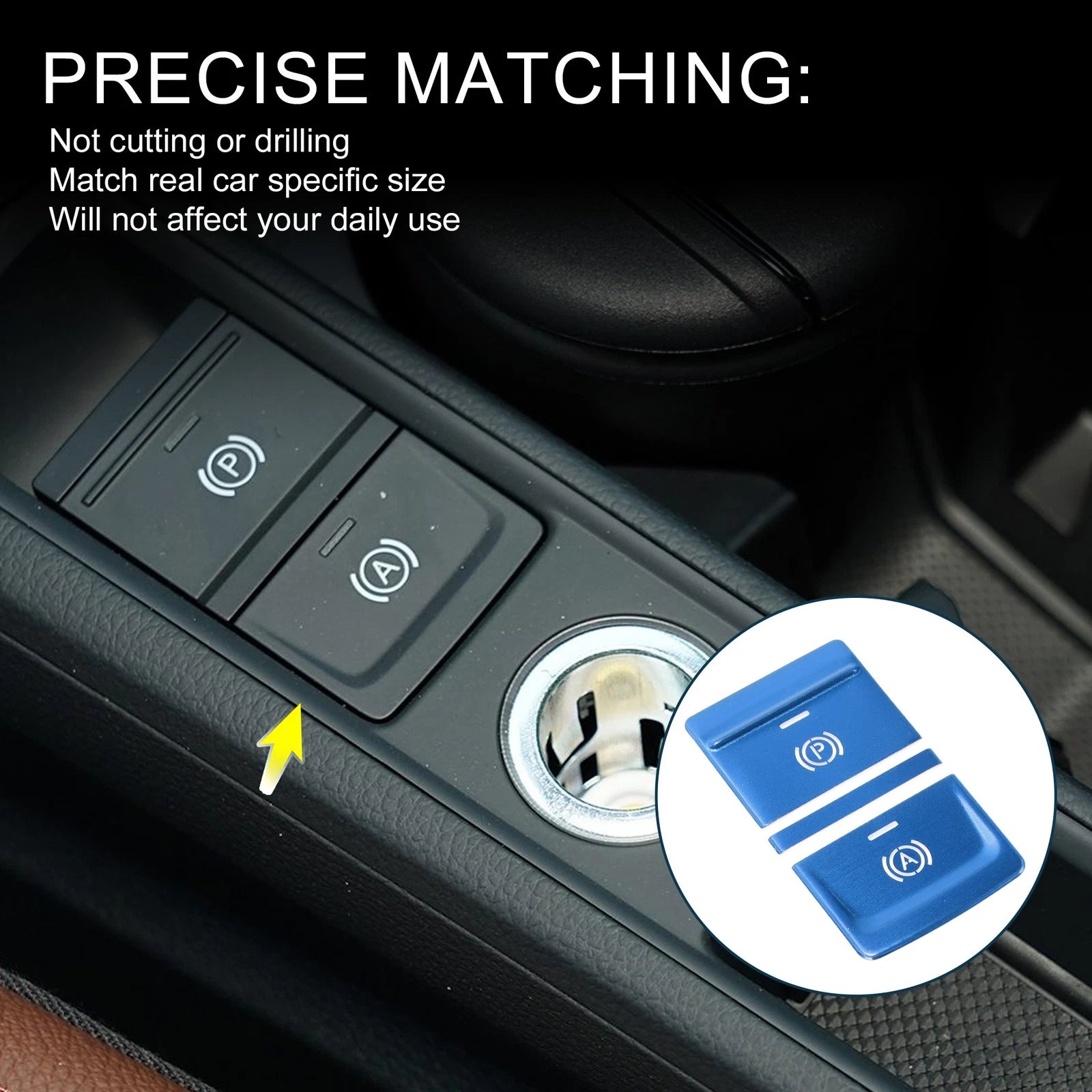 Electronic Parking Brake Switch Button Sticker for Audi Q3 (2019–2020)