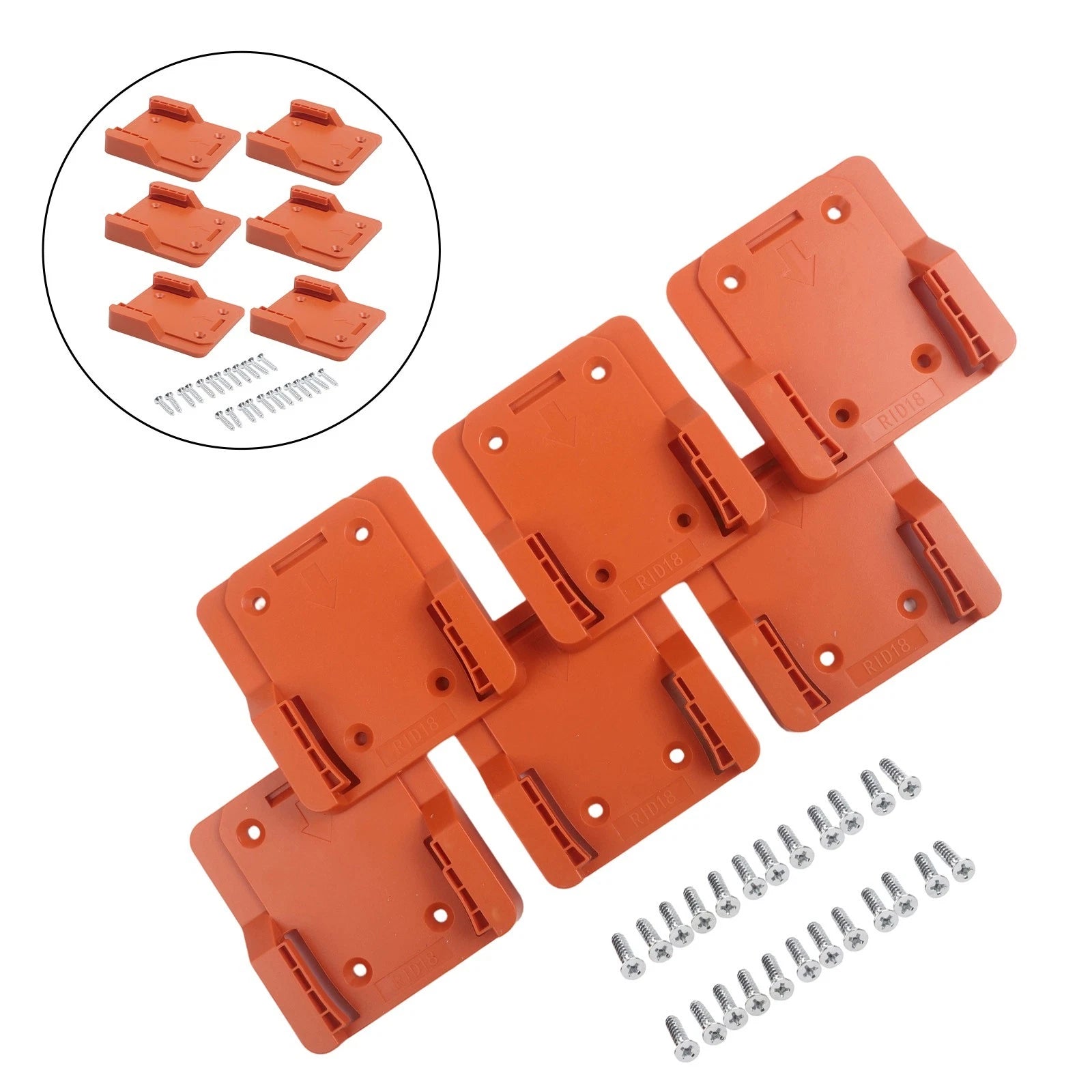 Battery Hanger Organizer for Garage Wall-Mounted Clip
