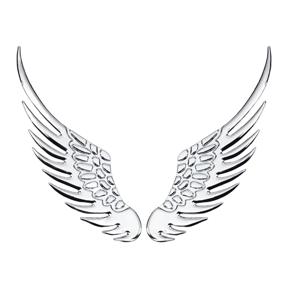 3D Angel Wing Metal Stickers for Vehicle Decoration
