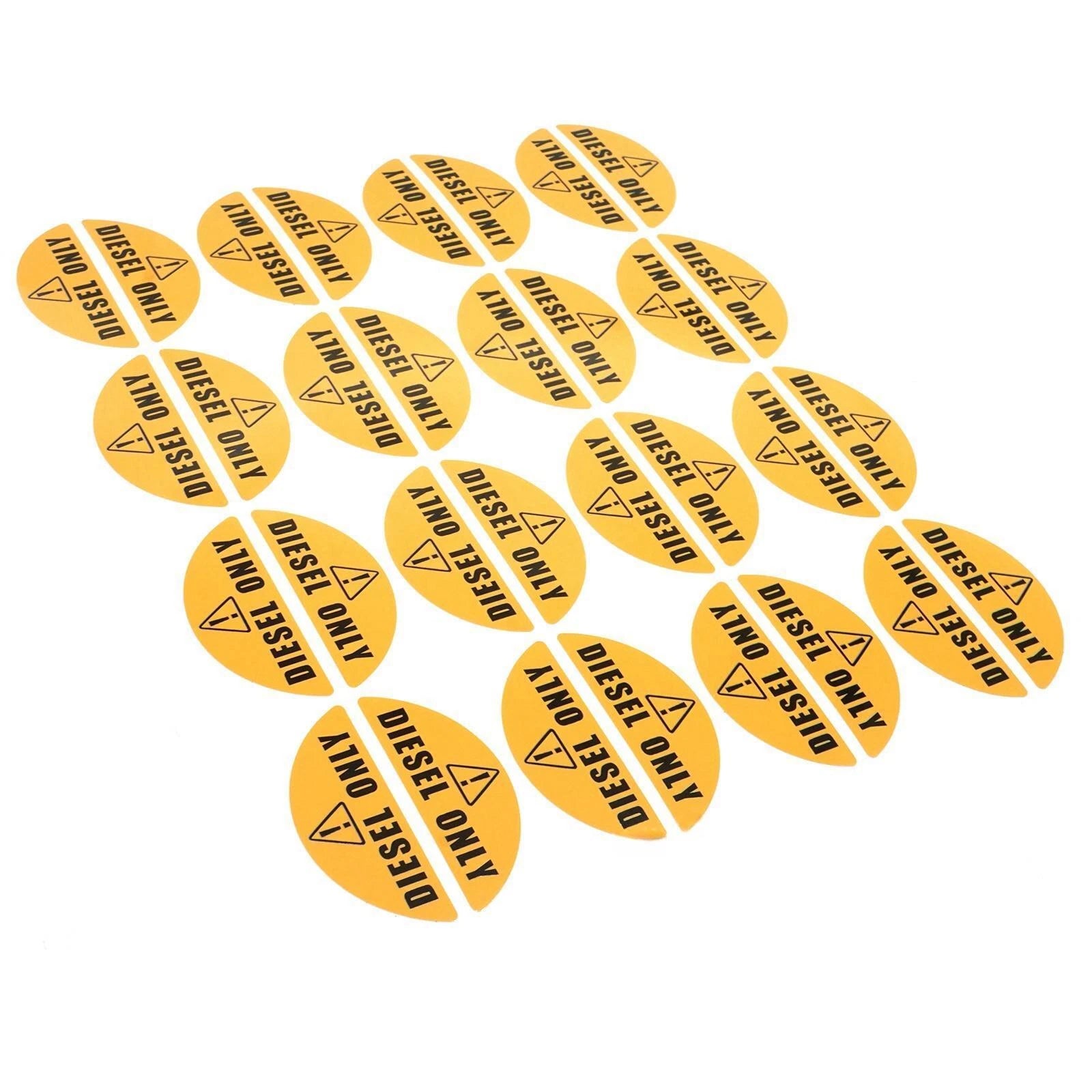 Yellow Diesel Only Sticker for Truck (Gasoline Tank Decal)
