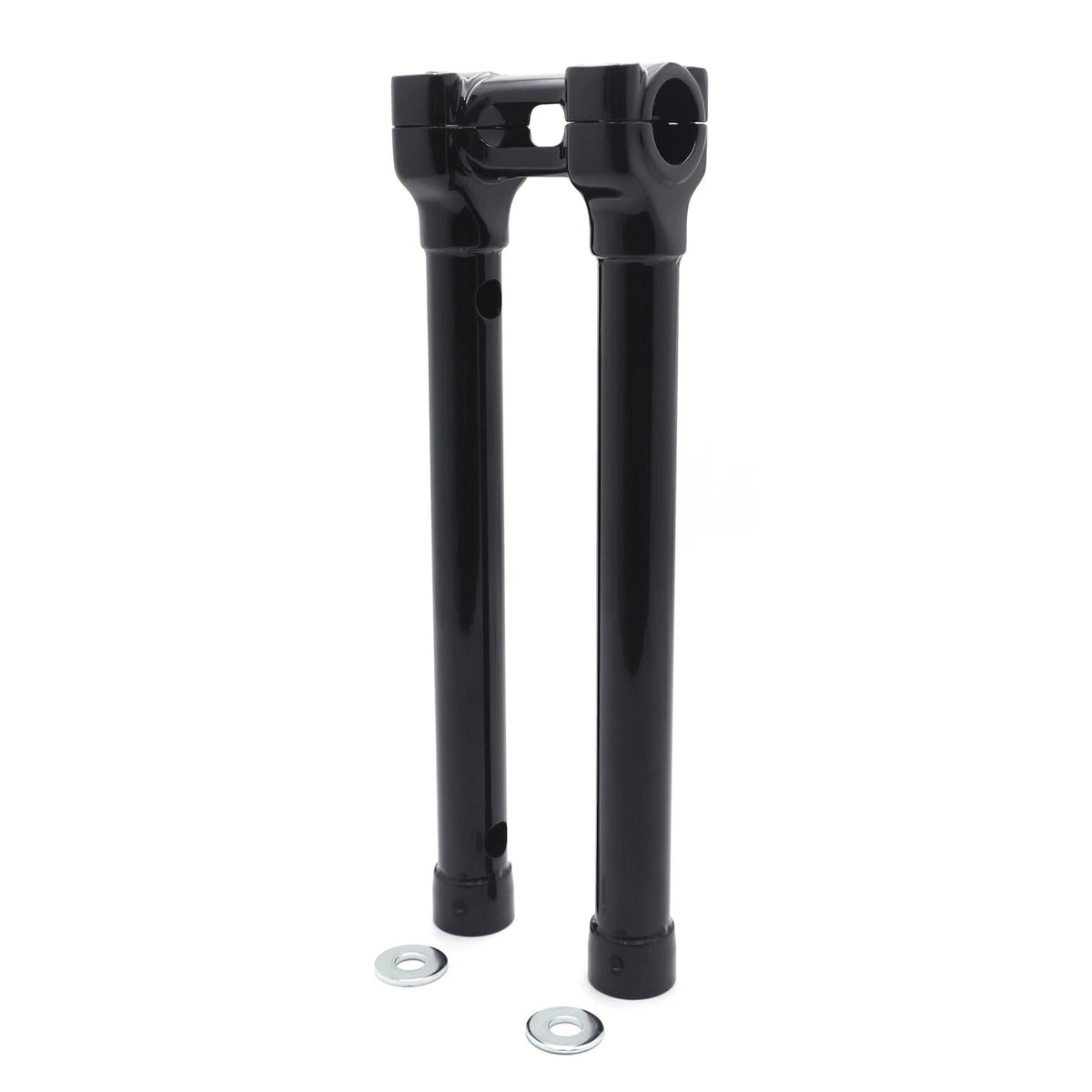CNC Black Bolt-on Riser Top Clamp for Harley Touring FLHR (14")
