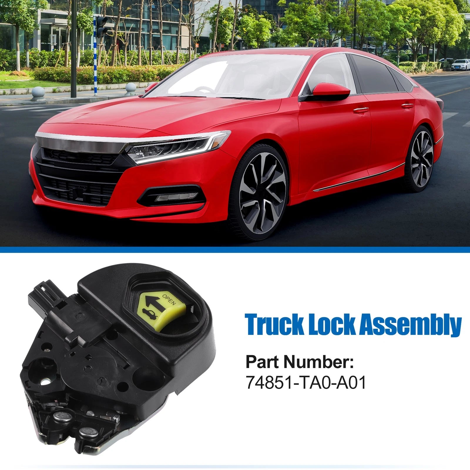 Tailgate Trunk Latch Actuator Replacement for Honda Accord (2008–2012)