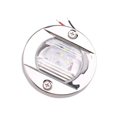 2X 12V LED Transom Navigation Lamp for Boat (Stainless Steel)
