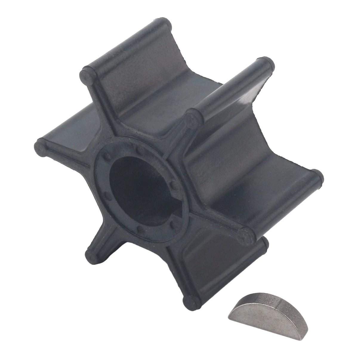 Water Pump Impeller & Key for Suzuki DT 8 9.9 HP (2 Stroke, 17461-92D00)