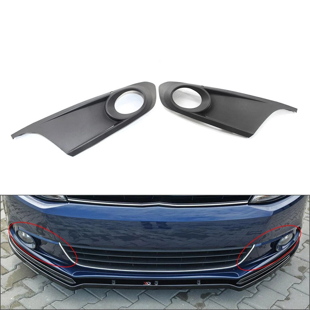 2X Front Bumper Fog Light Grille Cover for VW Jetta (2011–2014)