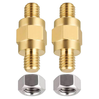 2X Side Post Mount Battery Terminal Adapter Studs for Universal Applications