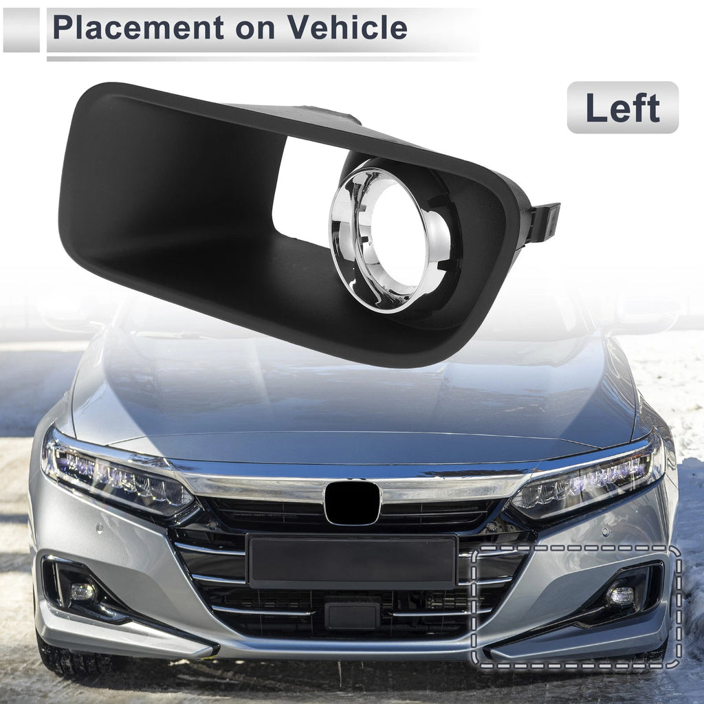 Left Front Fog Light Grill Replacement for Dodge Charger (2012–2014)