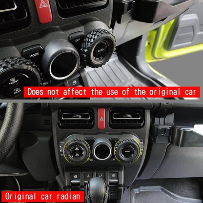 AC Knob Ring Trim for Car Interior Styling (2010–2023)
