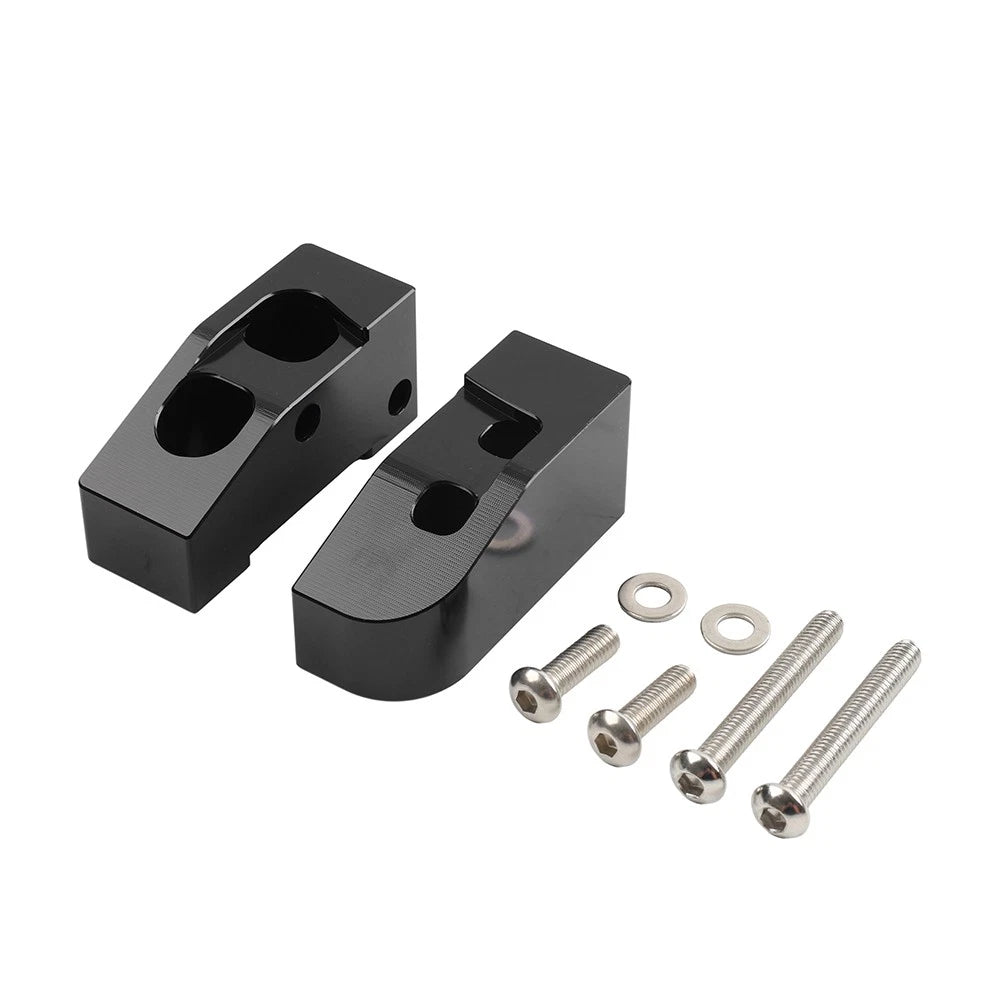 1" 2" Side Stand Lift Block Kickstand Plate for Harley Road King Electra Glide
