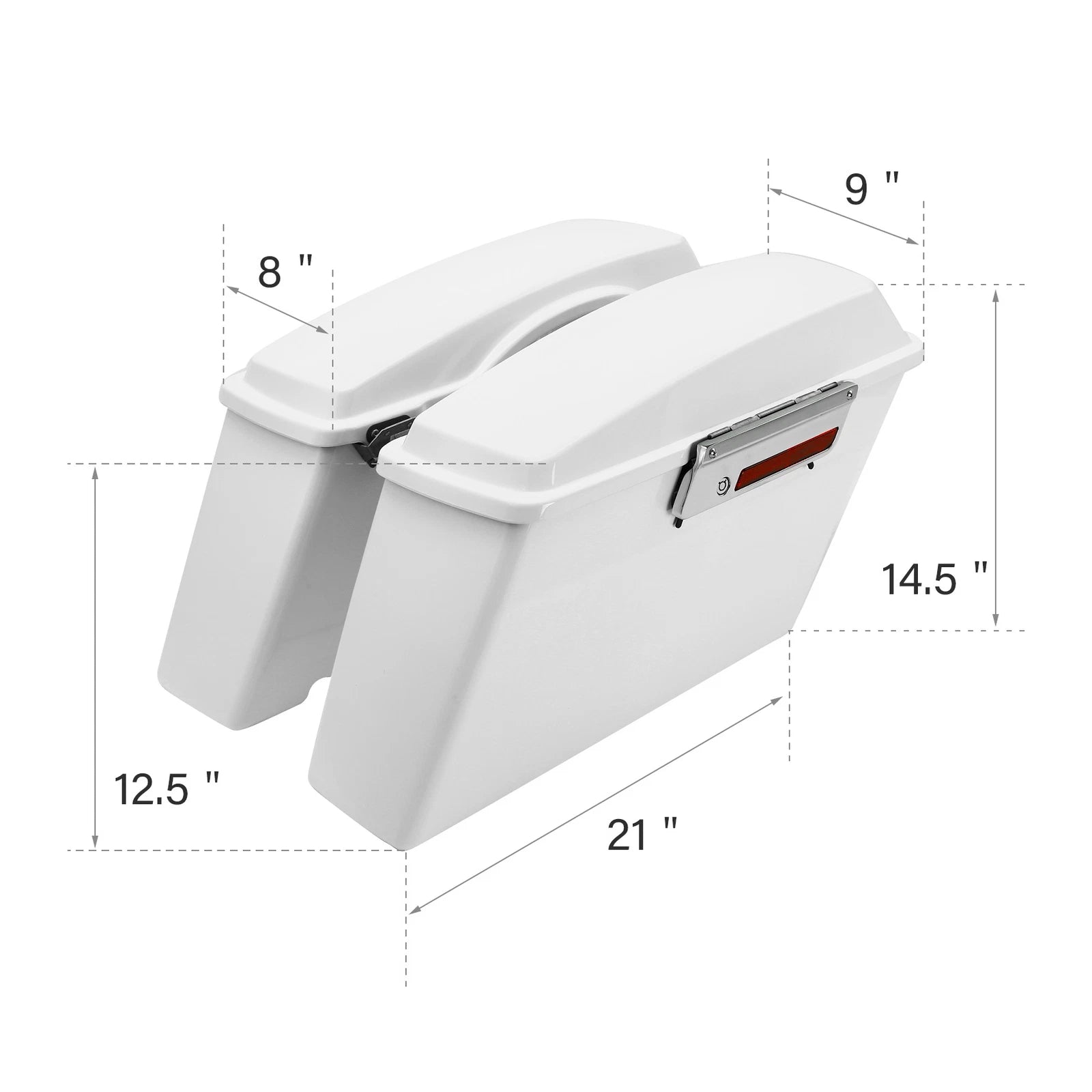 Hard Saddlebags for Harley Touring Road King Glide (1994–2013)
