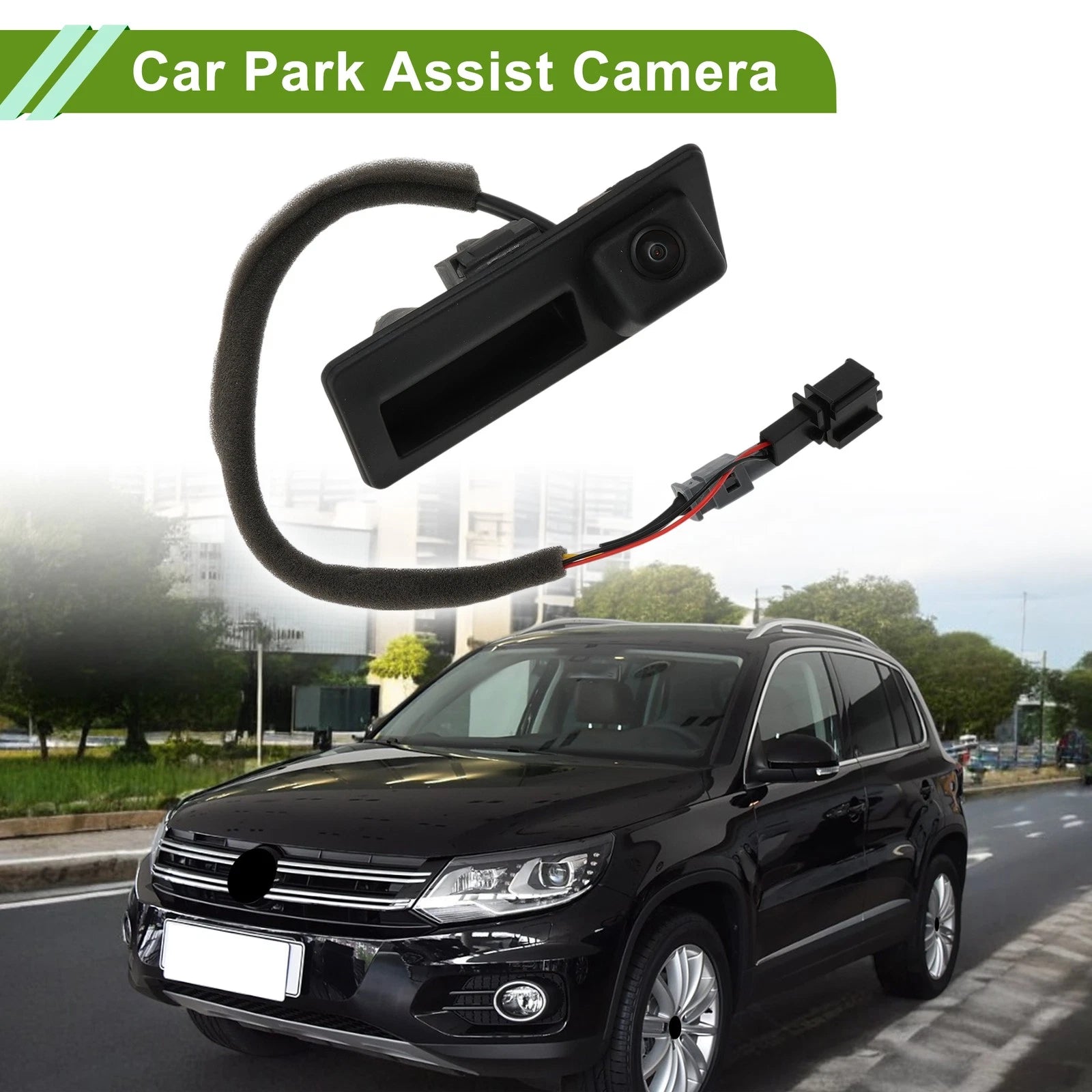 Rear View Backup Camera with Tailgate Handle for No.5ND827566C