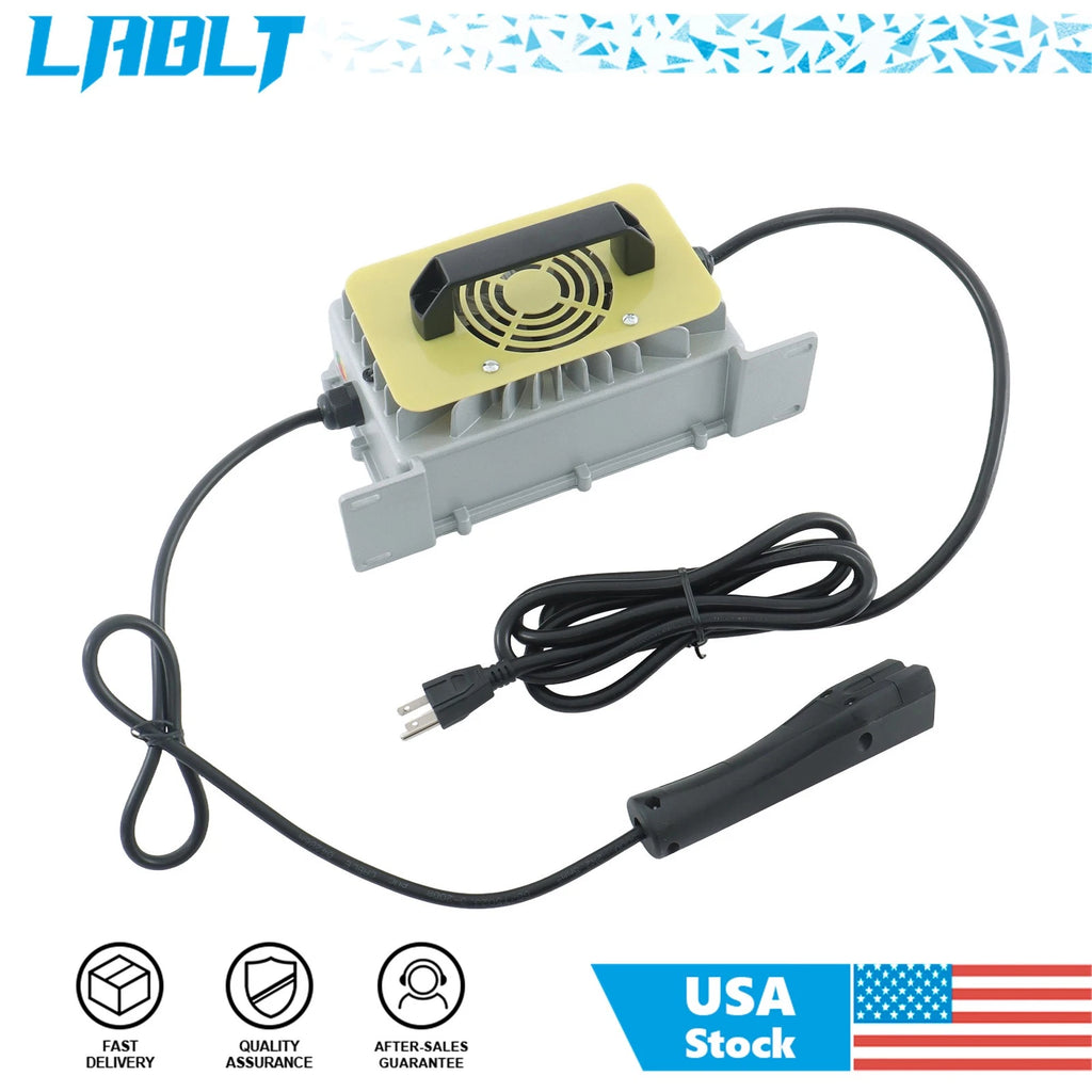 48V 18A Charger with Triangular Plug for E-ZGO TXT (IP67 Waterproof)