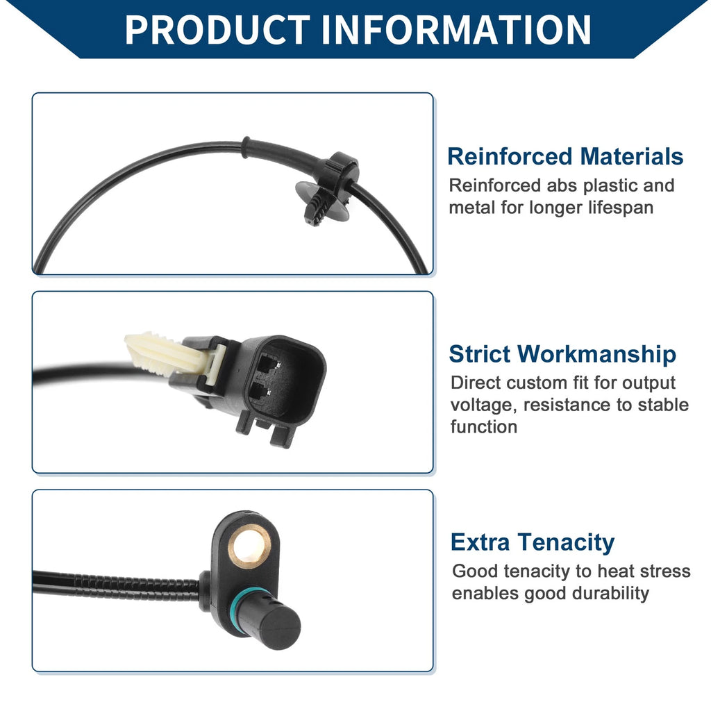 ABS Wheel Speed Sensor for Cadillac Escalade 2015–2017 Front