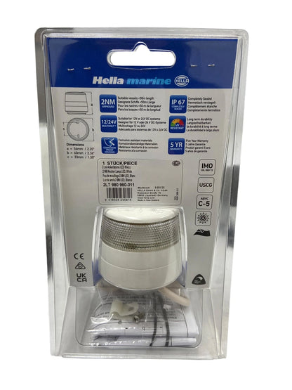 Hella Marine Naviled 360 Navigation/Anchor Lamp LED for Marine (2nm)
