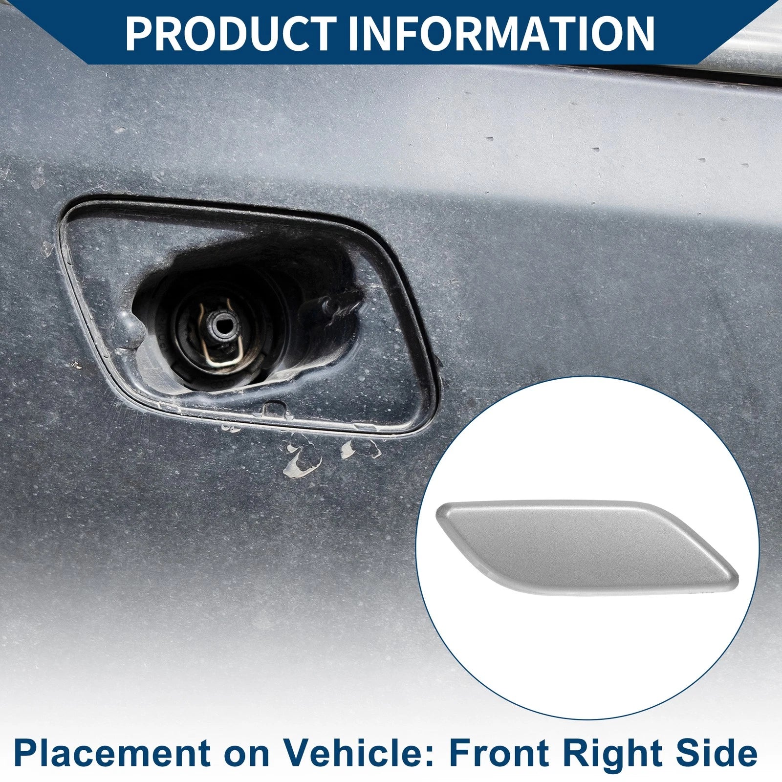 Front Right Washer Nozzle Cover Cap for Honda Accord VIII 2008–2012
