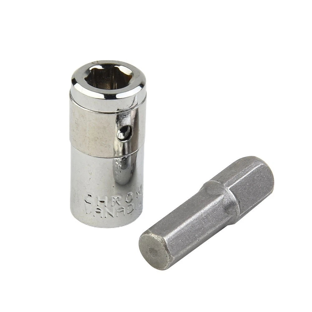 2X 1/4" Square Drive Socket Adapter 25mm for Impact Driver