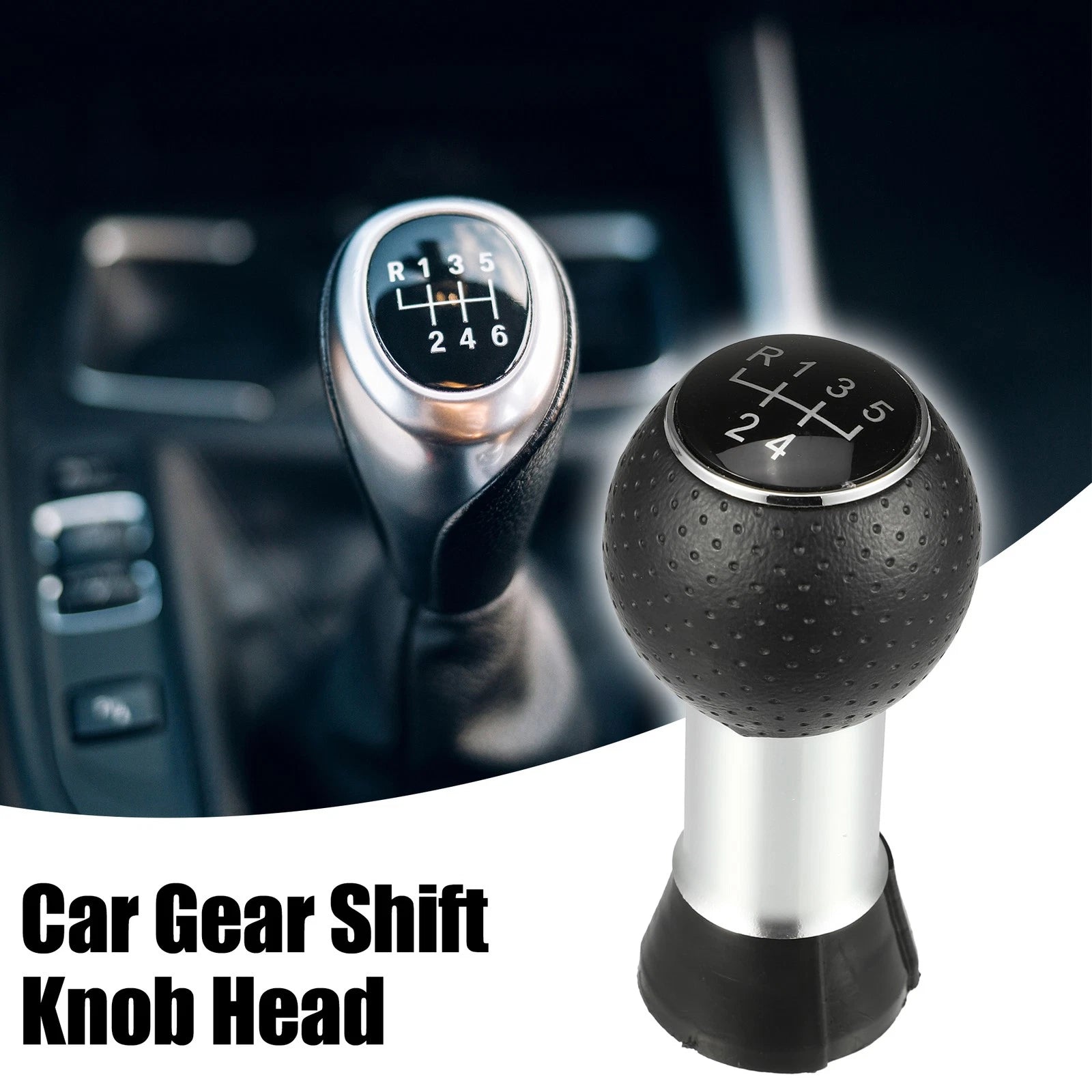 5 Speed Gear Shifter Knob Head Handle Replacement for Audi A3 (2001–2003)
