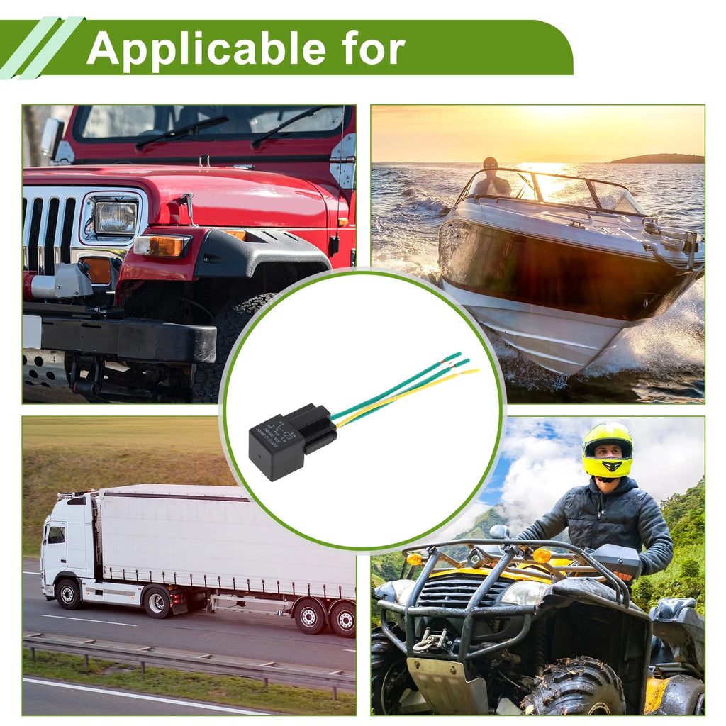 1 Pc 5-Pin 24V 80A Waterproof Auto Relay for Universal Applications