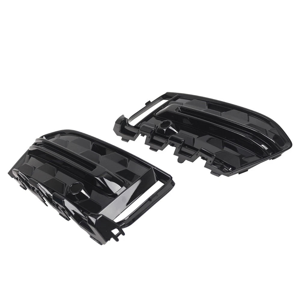 Front Fog Light Frame Cover for Audi A6 C8 S6 (2023–2025) - Glossy Black