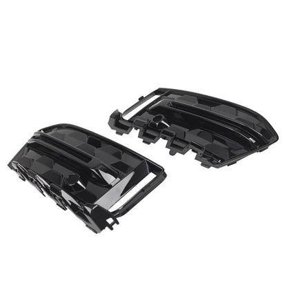 Front Fog Light Frame Cover for Audi A6 C8 S6 (2023–2025) - Glossy Black