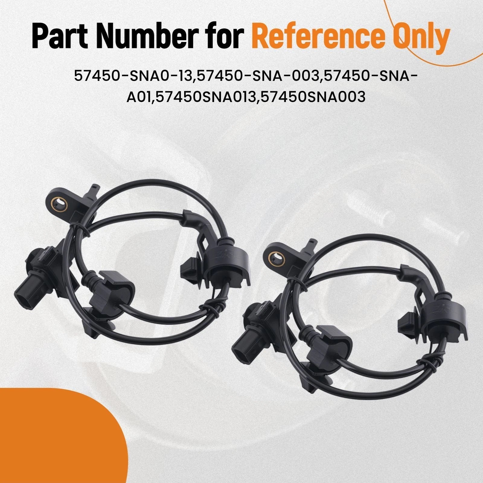 2X ABS Wheel Speed Sensor for Honda Civic 1.8L 2.0L (2006–2011)
