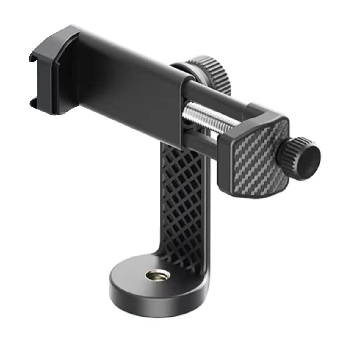 Phone Clip Holder with Cold Shoe 1/4" Mount for Universal Use (Adjustable 55-100mm)