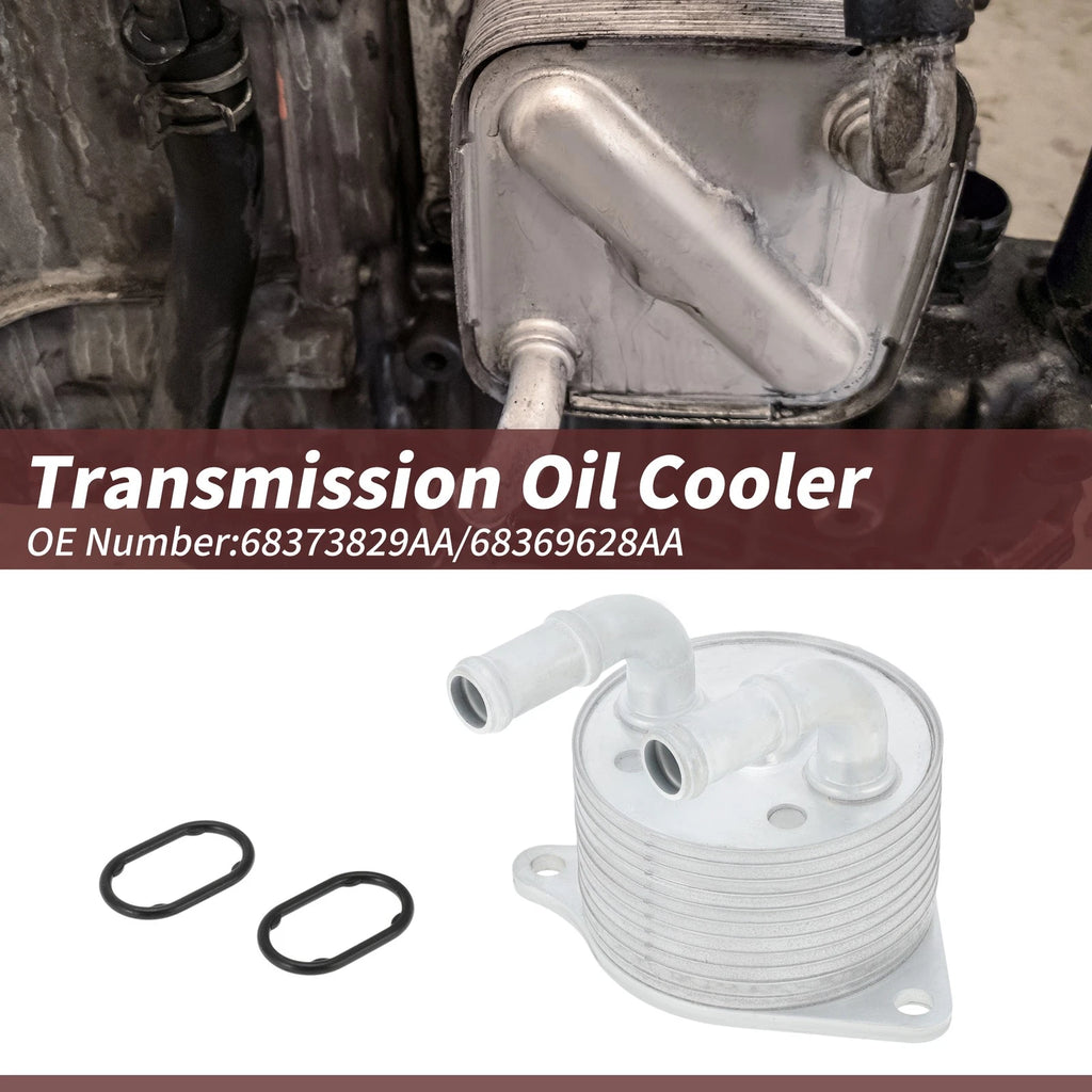 Engine Oil Cooler w/Gaskets for Jeep Compass (2018–2022) 68373829AA/68369628AA
