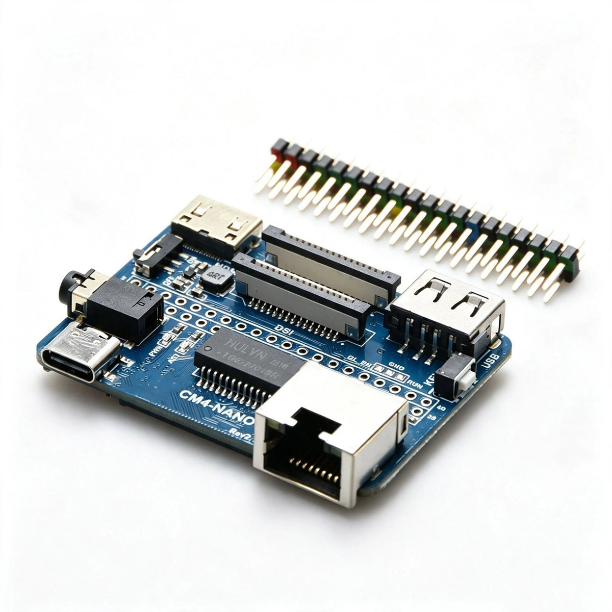 Expanding PCB Board with 3.5mm Jack & 40PIN GPIO for Raspberry Pi CM4