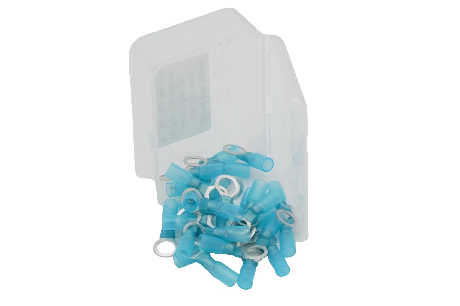 30-Pack Marine HDPE Heat Shrink Ring Terminal #8 16-14 AWG
