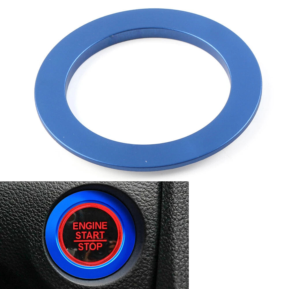 Engine Start Stop Button Ring Trim for Honda Civic (2016–2021) Blue