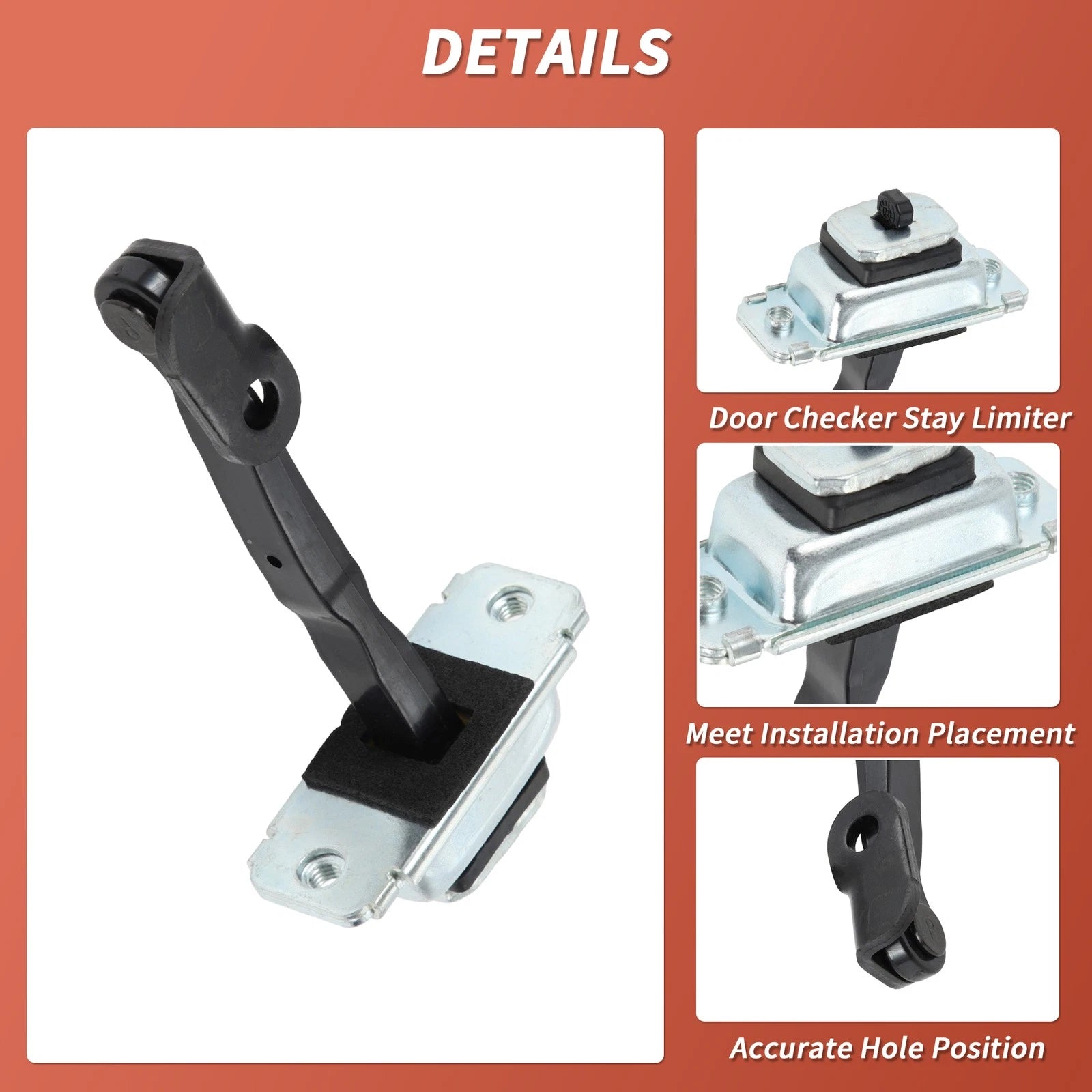 Front Left Door Check Strap for Kia Spectra (2003–2009) No.793802F000