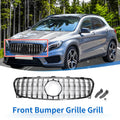 Front Upper Bumper Grille Grill Replacement for Mercedes-Benz GLA Class (2014–2020)