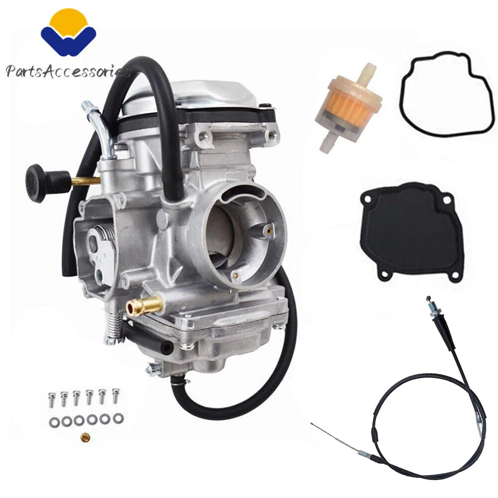 Carburetor & Throttle Cable for Yamaha Bear Tracker 250 (1999–2004)