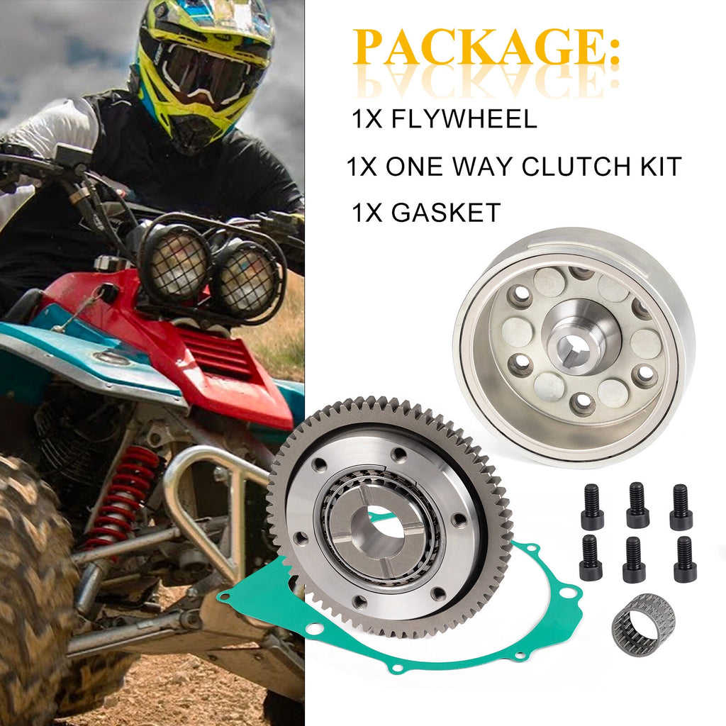Starter One Way Clutch with Flywheel Rotor for Yamaha Warrior 350 (1990–2001)