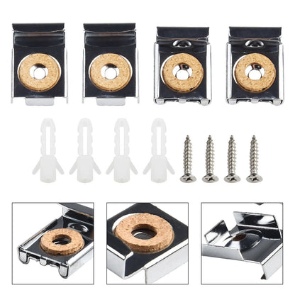Glass Clamp for Frameless Glass Hardware Kit Mirror Wall