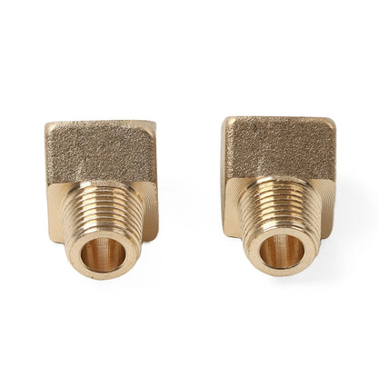 2pcs 45 Degree Street Elbow Brass Pipe Fitting 1/8 NPT Male/Female