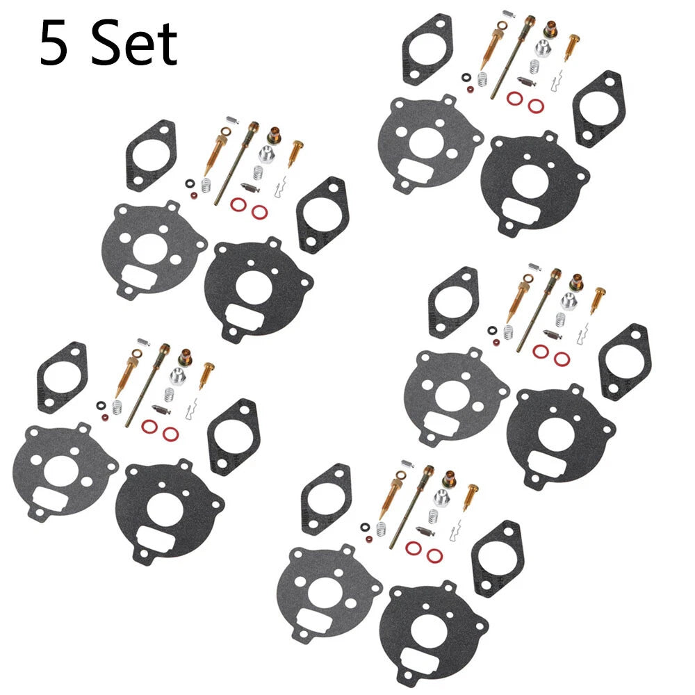Set of 5 Carburetor Gasket Kits for Briggs & Stratton (291763, 295938, 394693)