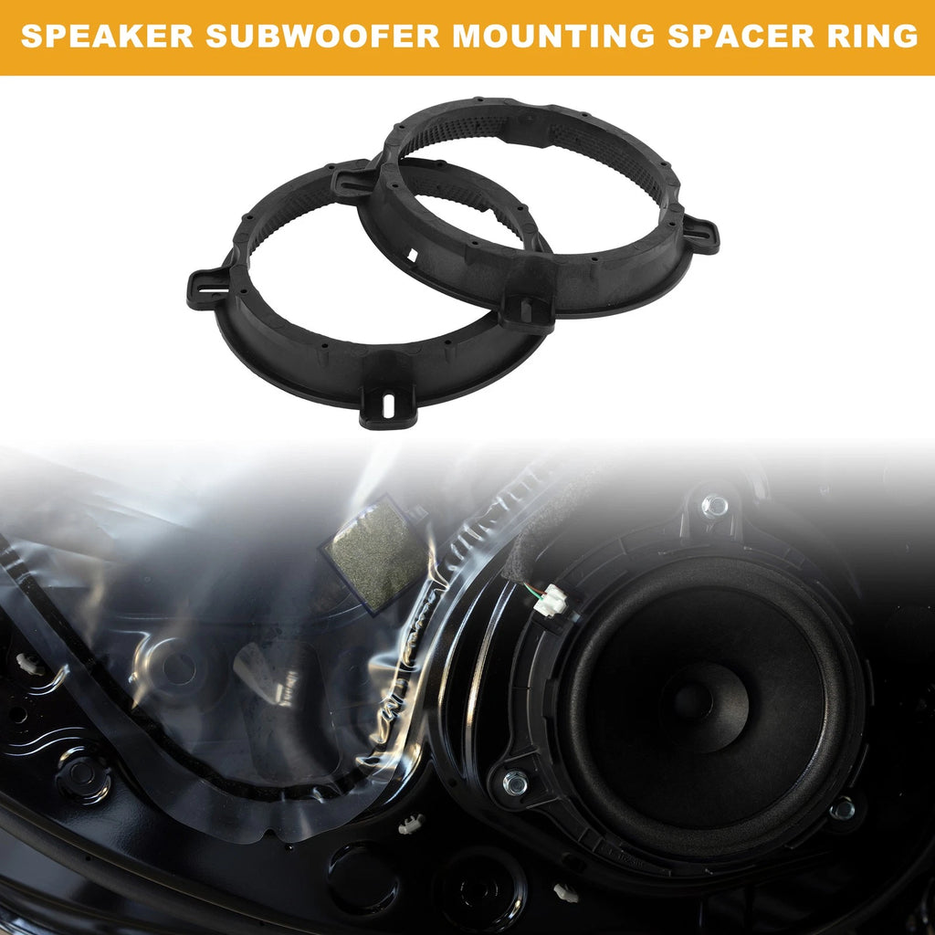 Subwoofer Mounting Spacer Bracket Ring 2pcs for Hyundai 6.5in ABS (2000–2010)