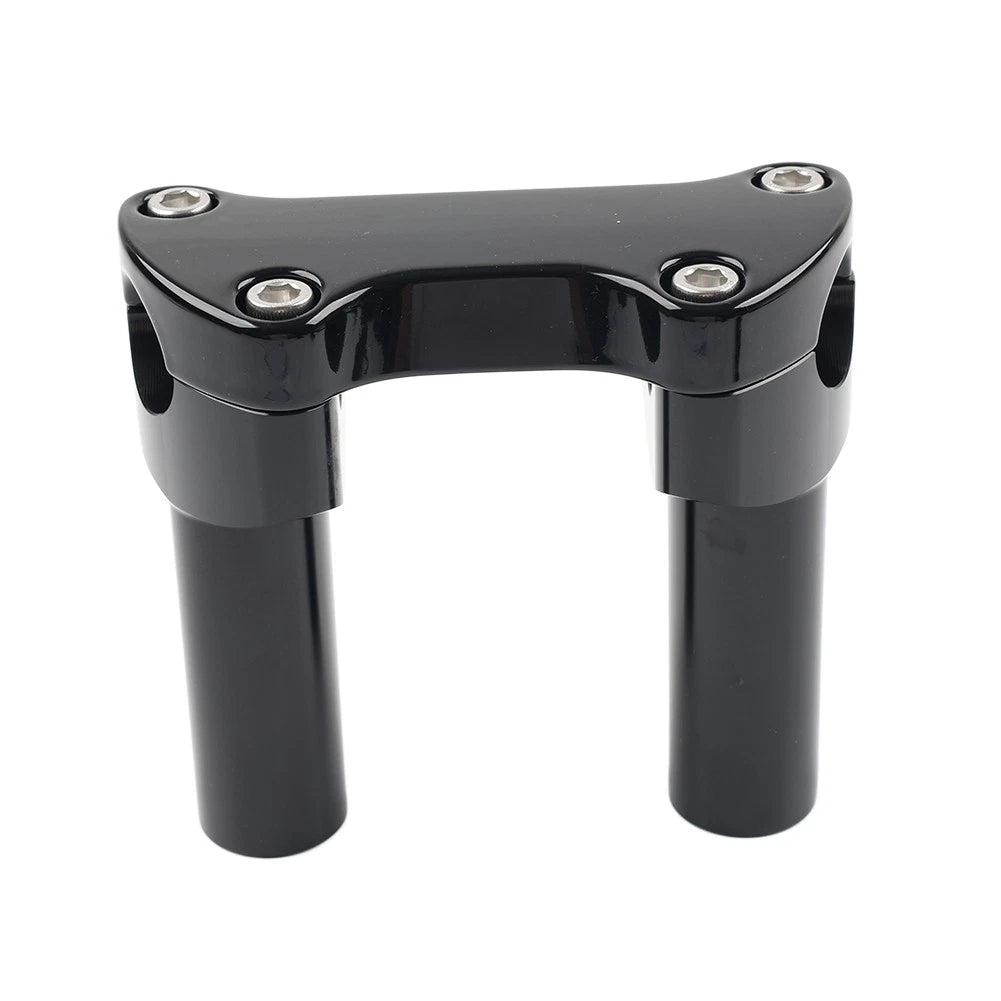 4" Handlebar Risers Top Clamp Mount for Harley Sportster Dyna Softail Road King
