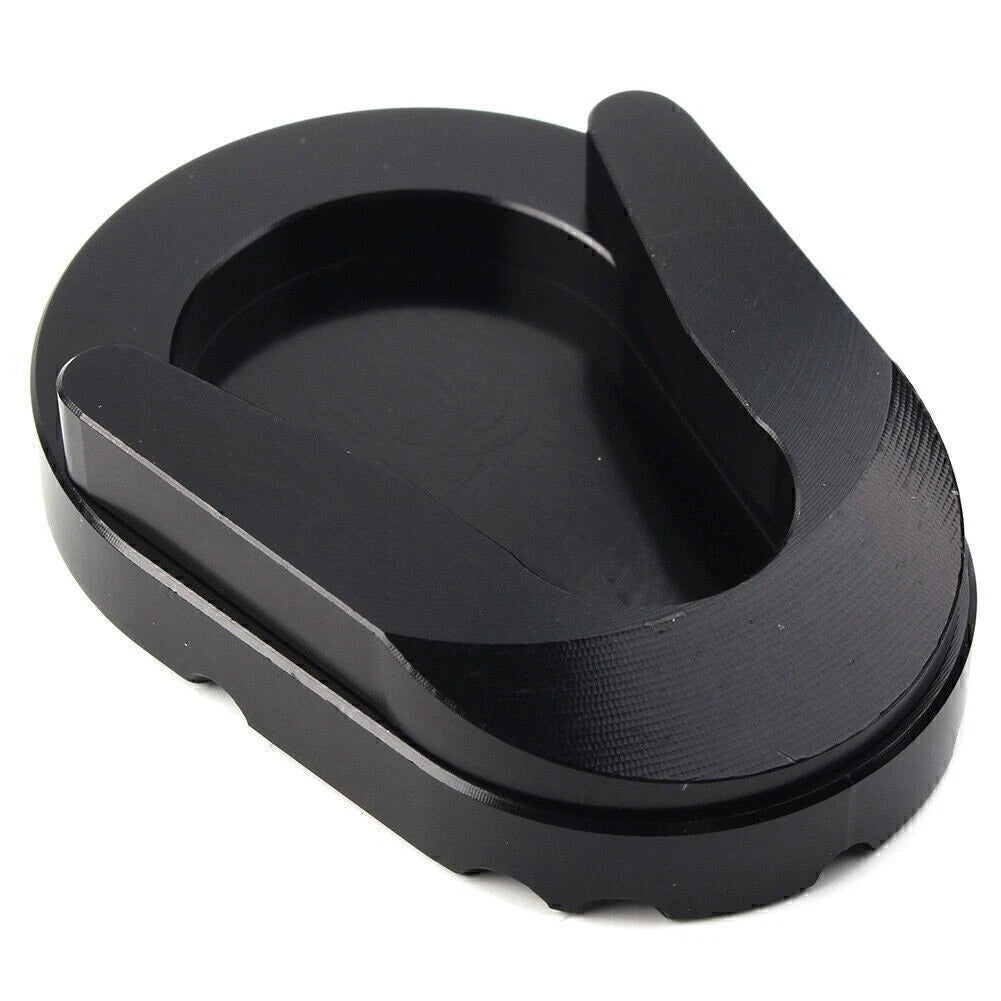 CNC Kickstand Enlarger Pad for Vespa Sprint Primavera 150 (2013–2020) Black