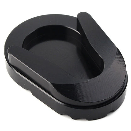 CNC Kickstand Enlarger Pad for Vespa Sprint Primavera 150 (2013–2020) Black