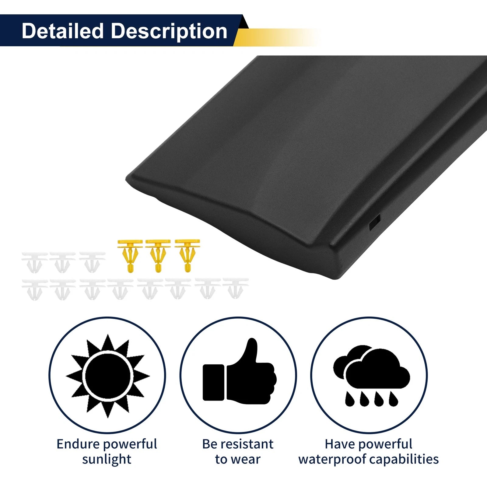 Lower Door Trim Garnish Replacement for Chevrolet Equinox (2018–2020)