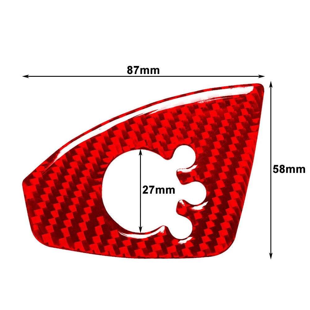 Interior Door Lock Button Panel Cover Trim Red RHD for Audi TT TTS TTRS (2008–2014)