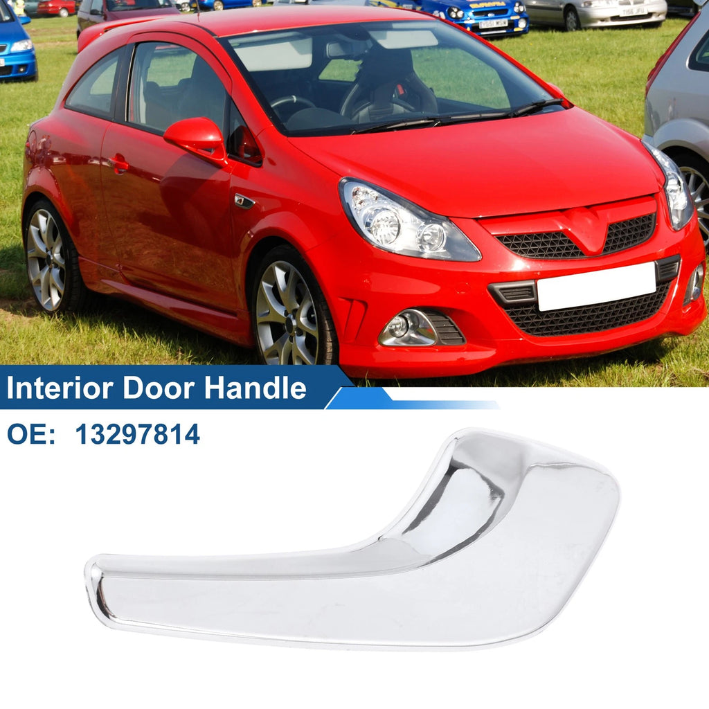 Front Driver Side Interior Door Handle for Vauxhall Corsa D (2006–2014) No.13297814