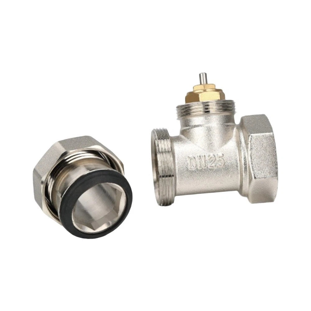 Brass Automatic Straight Temperature Control Valve for Radiators (DN15-DN32)