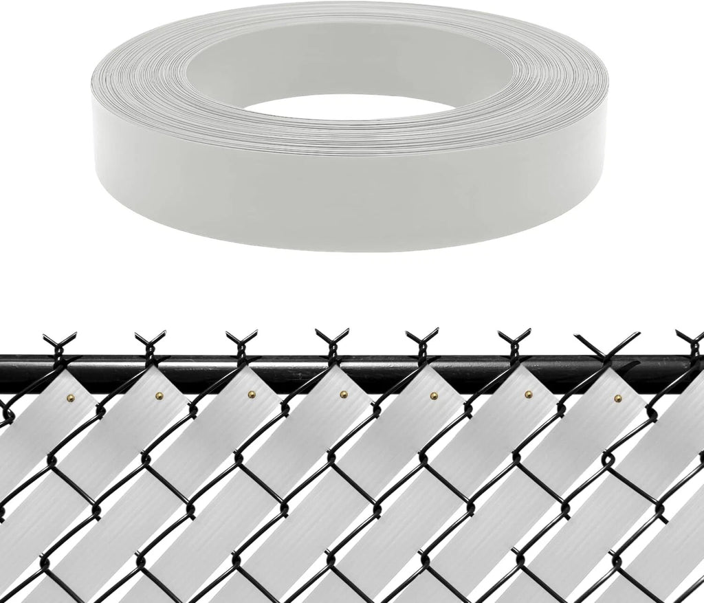White View Blocking Privacy Tape for Chain Link Fence (75m/250 ft Roll)