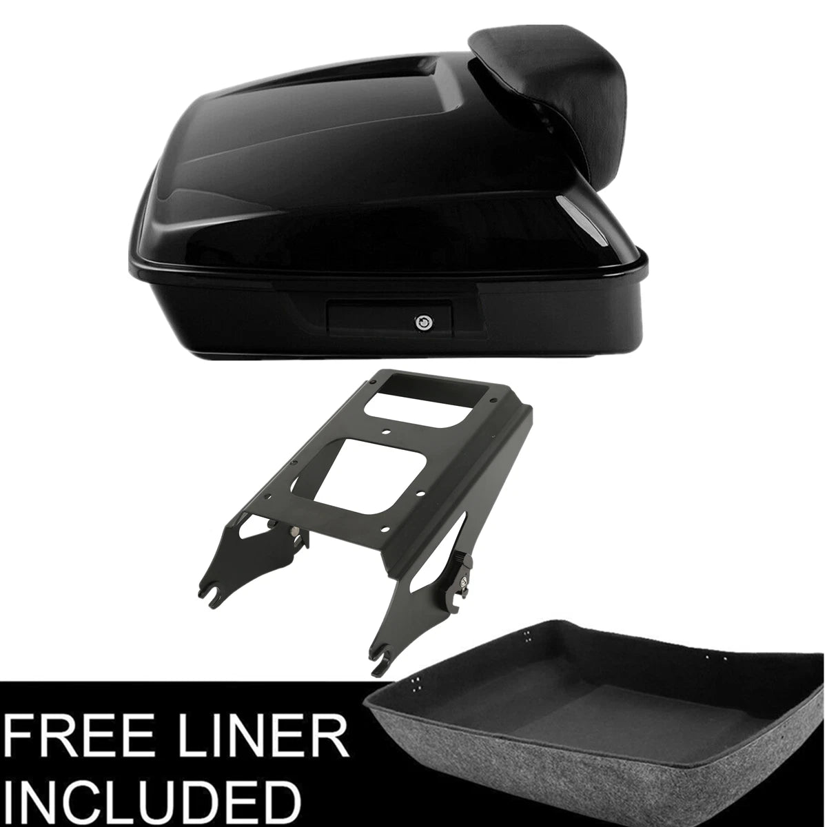 Trunk Pad Mount Rack for Harley Street Road Glide (2009–2013)