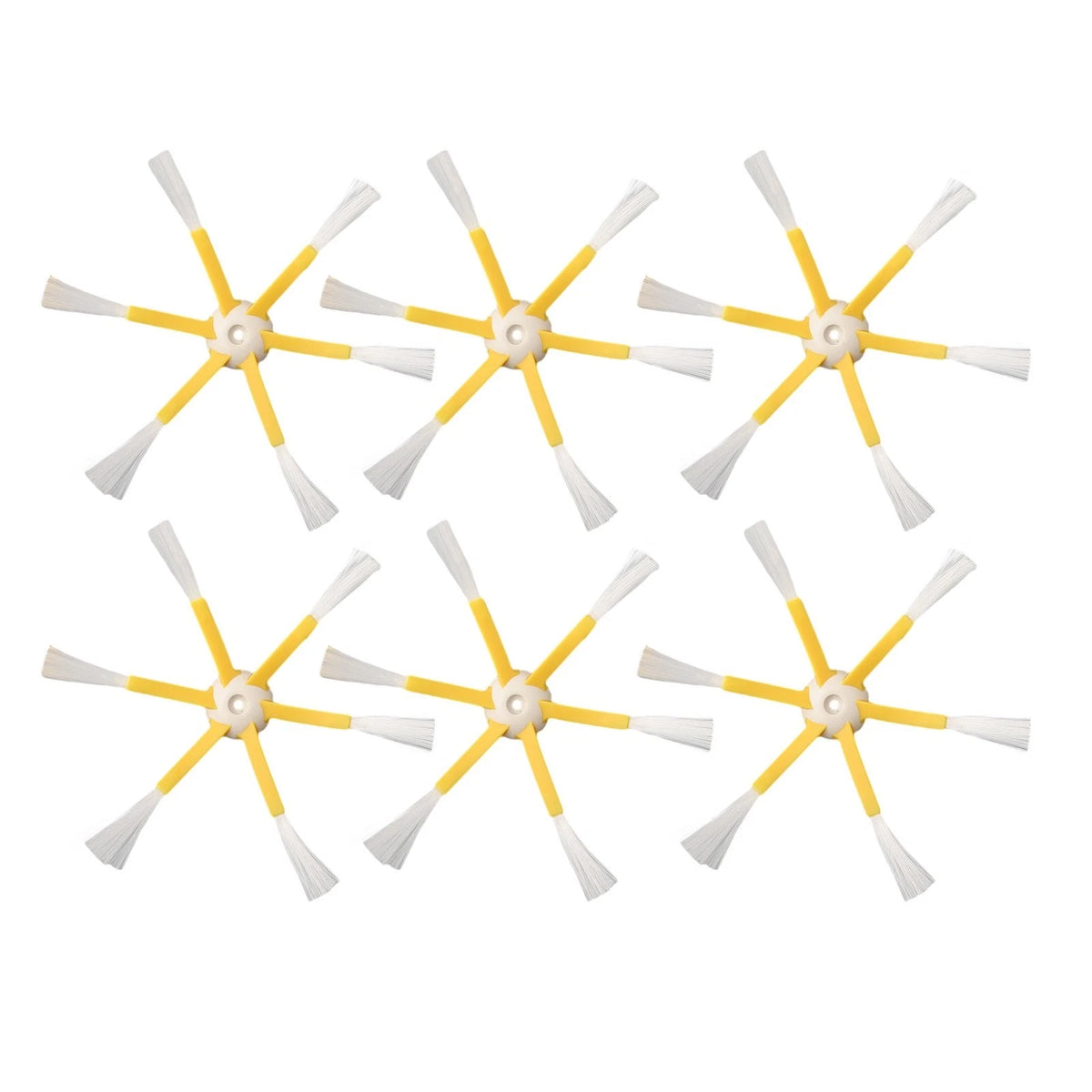 6-Arm Side Brush Accessories for Vacuum Cleaner (3/6 Pcs)