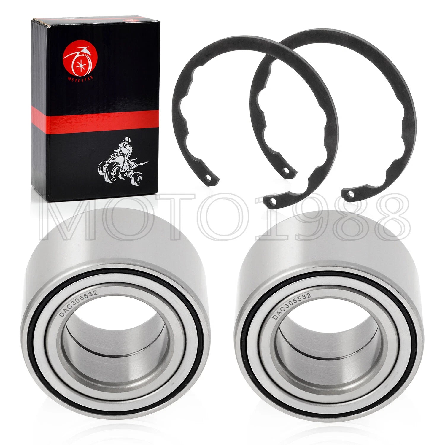 2X Front Wheel Bearings for Kawasaki Teryx 750/800 (2008–2016) #92045-0123